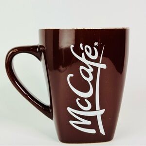 McCafe Brown Ceramic Mug Coffee Cup 2014 Limited Edition 001